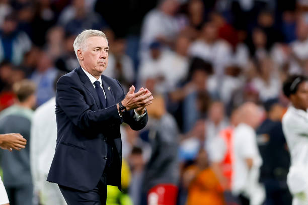 Real Madrid vs Stuttgart Review: Carlo Ancelotti claps after winning the UEFA Champions League 2024/25 League Phase MD1 match between Real Madrid and Stuttgart at Estadio Santiago Bernabéu on September 17, 2024 in Madrid, Spain.