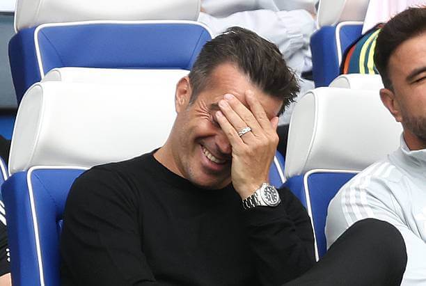Chelsea vs Fulham Review: Marco Silva looks frustrated during the Premier League match between Chelsea and Fulham at Stamford Bridge on August 30, 2025.
