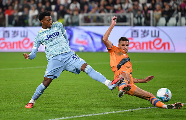 Juventus vs Atalanta Review: Juan Cabal scores during the Serie A match between Juventus and Atalanta at the Allianz Stadium on September 27, 2025.