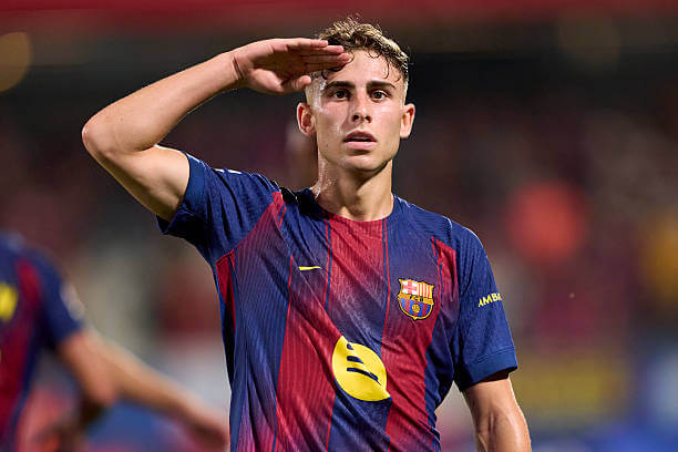 Barcelona vs Valencia Review: Fermin Lopez celebrates after his first goal of the game during the La Liga match between Barcelona and Valencia at the Estadi Johan Cruyff on September 14, 2025.