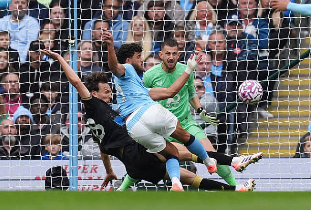 Manchester City vs Burnley Review: Matheus Nunes scores during the Premier League match between Manchester City and Burnley at the Etihad Stadium on September 27, 2025.