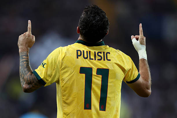 Serie A Roundup, Matchday 4: Christian Pulisic celebrates his goal during the Serie A match between Udinese and AC Milan at Stadio Friuli on September 20, 2025.