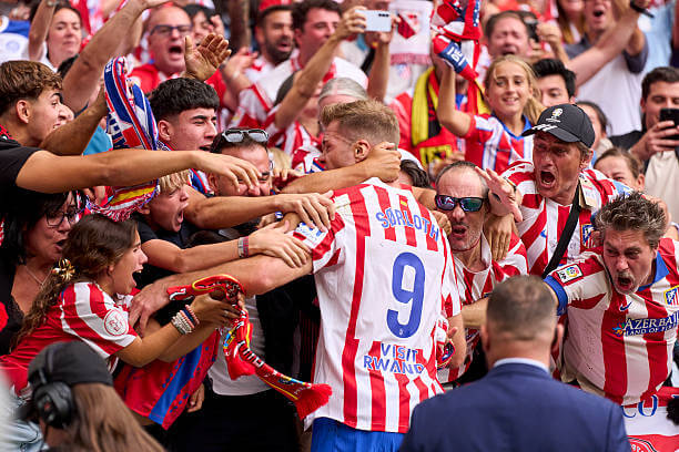 Atlético Madrid vs Real Madrid Review: Alexander Sorloth celebrates his goal during the La Liga match between Atletico Madrid and Real Madrid at the Metropolitano on September 27, 2025.