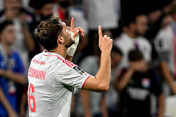 Ligue 1 Roundup, Matchday 5: Tanner Tessmann celebrates his goal during the Ligue 1 match between Lyon and Angers at the Groupama Stadium on September 19, 2025.