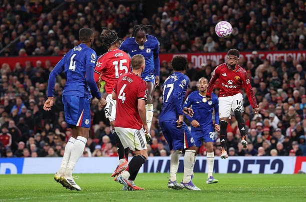 Manchester United vs Chelsea Review: Trevoh Chalobah scores during the Premier League match between Manchester United and Chelsea at Old Trafford on September 20, 2025.