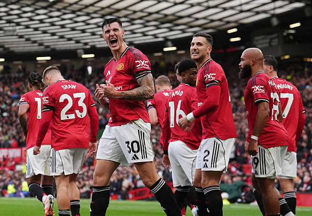 Manchester United vs Sunderland Review: Benjamin Sesko celebrates his goal during the Premier League match between Manchester United and Sunderland at Old Trafford on October 04, 2025.