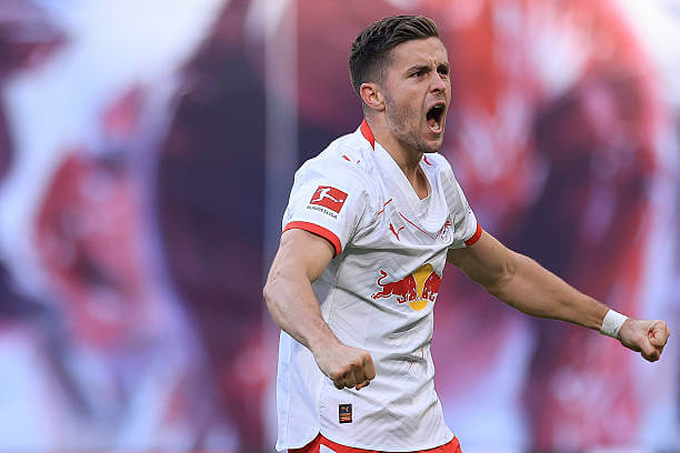 Bundesliga Roundup, Matchday 7: Christoph Baumgartner celebrates his second goal of the game during the Bundesliga match between RB Leipzig and Hamburger SV at Red Bull Arena on October 18, 2025.