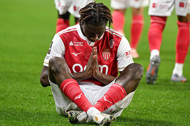 Ligue 1 Roundup, Matchday 10: Mamadou Coulibaly celebrates his goal during the Ligue 1 match between Nantes and Monaco at the Stade de la Beaujoire-Louis Fonteneau on October 29, 2025.
