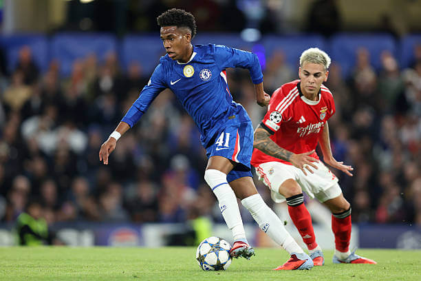 Chelsea vs Benfica Review: Estevao Willian in action during the UEFA Champions League 2025/26 League Phase MD2 match between Chelsea and Benfica at Stamford Bridge on September 30, 2025.