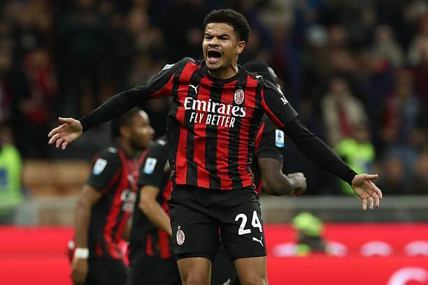 Serie A Roundup, Matchday 8: Zachary Athekame celebrates his goal during the Serie A match between AC Milan and Pisa at San Siro on October 24, 2025.