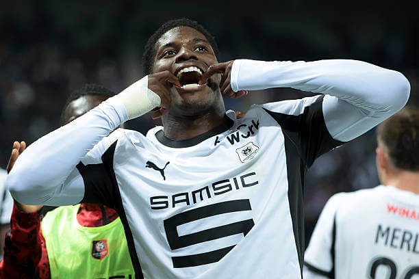 Ligue 1 Roundup, Matchday 12: Breel Embolo celebrates his goal during the Ligue 1 match between Paris FC and Rennes at Stade Jean Bouin on November 7, 2025.