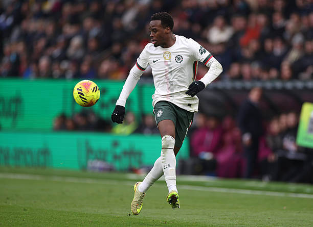 Burnley vs Chelsea Review: Jamie Gittens in action during the Premier League match between Burnley and Chelsea at Turf Moor on November 22, 2025.