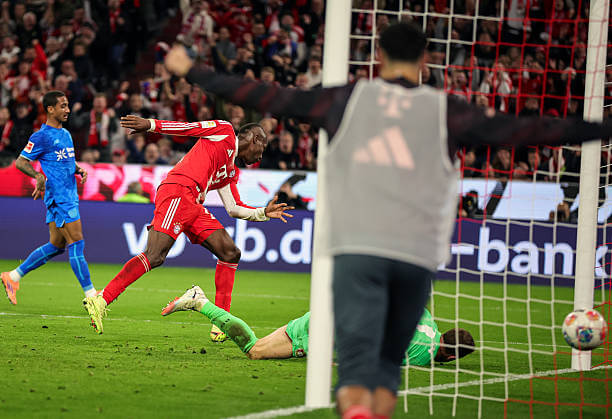 Bayern Munich vs Bayer Leverkusen Review: Nicolas Jackson scores during the Bundesliga match between Bayern Munich and Bayer Leverkusen at the Allianz Arena on November 01, 2025.