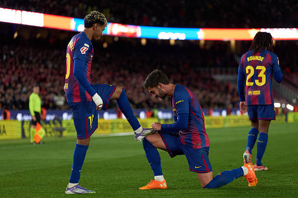 Barcelona vs Athletic Bilbao Review: Ferran Torres celebrates with Lamine Yamal during the La Liga match between Barcelona and Athletic Bilbao at Camp Nou on November 22, 2025.
