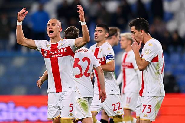 Serie A Roundup, Matchday 10: Leo Ostigard celebrates his goal during the Serie A match between Sassuolo and Genoa at Mapei Stadium on November 03, 2025.