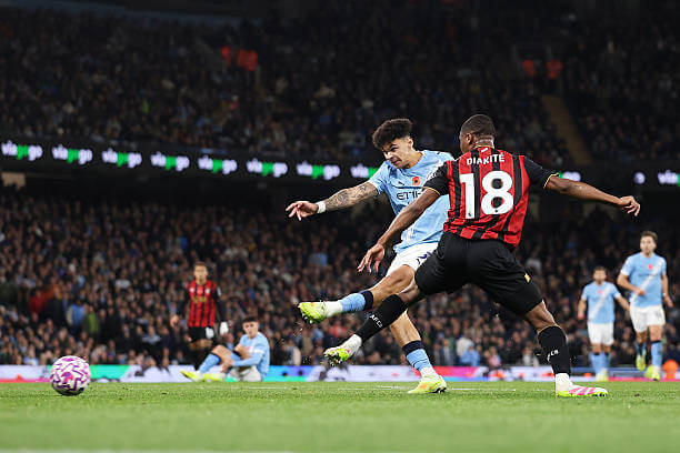 Manchester City vs Bournemouth Review: Nico O'Reilly scores during the Premier League match between Manchester City and Bournemouth at the Etihad Stadium on November 2, 2025.