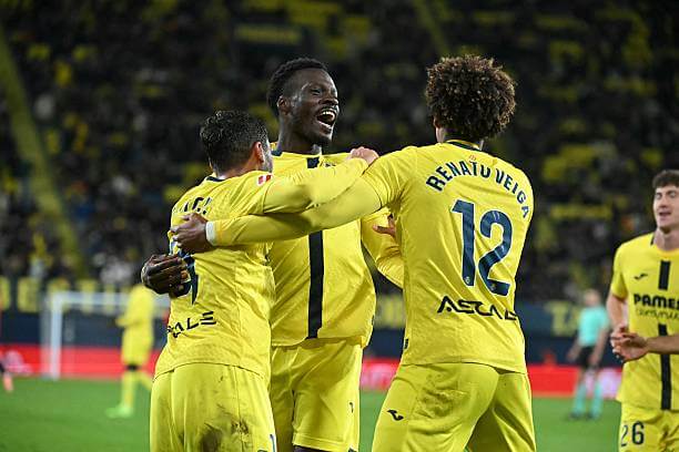 La Liga Roundup, Matchday 13: Tani Oluwaseyi celebrates his goal during the La Liga match between Villarreal and Mallorca at La Ceramica on November 22, 2025.