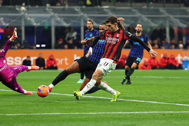 Inter vs AC Milan Review: Christian Pulisic scores during the Serie A match between Inter and AC Milan at the Giuseppe Meazza on November 23, 2025.