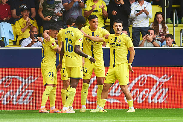 La Liga Roundup, Matchday 11: Villarreal players celebrates during the La Liga match between Villarreal and Rayo Vallecano at Estadio de la Cerámica on November 1, 2025.