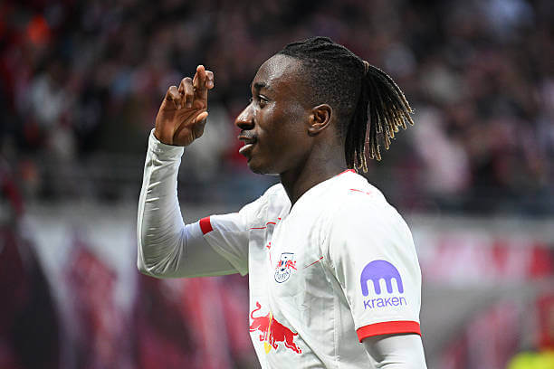 Bundesliga Roundup, Matchday 9: Yan Diomande celebrates during the Bundesliga match between RB Leipzig and VfB Stuttgart at Red Bull Arena on November 01, 2025.