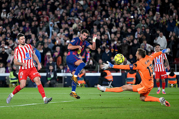Barcelona vs Atlético Madrid Review: Ferran Torres scores during the La Liga match between Barcelona and Atletico Madrid at the Camp Nou on December 2, 2025.
