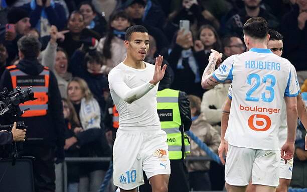 Ligue 1 Roundup, Matchday 16: Mason Greenwood celebrates his goal during the Ligue 1 match between Marseille and Monaco at the Stade Velodrome on December 14, 2025.