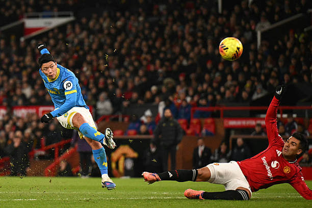 Manchester United vs Wolves Review: Hwang Hee-chan shoots over the bar during the Premier League match between Manchester United and Wolves at Old Trafford on December 30, 2025.