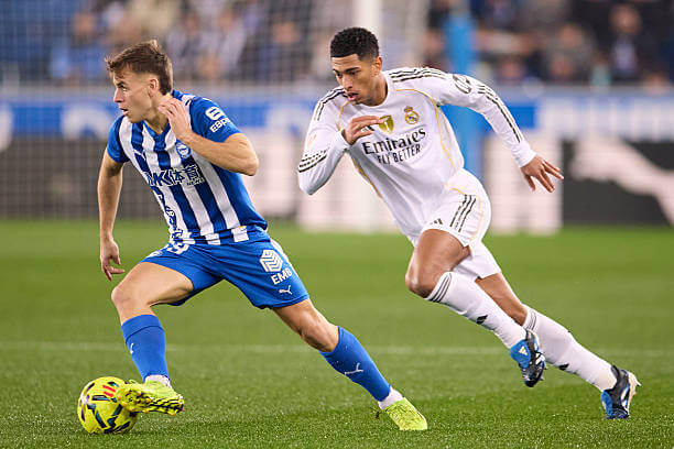 Alaves vs Real Madrid Review: Pablo Ibanez in action during the La Liga match between Alaves and Real Madrid at the Mendizorroza on December 14, 2025.