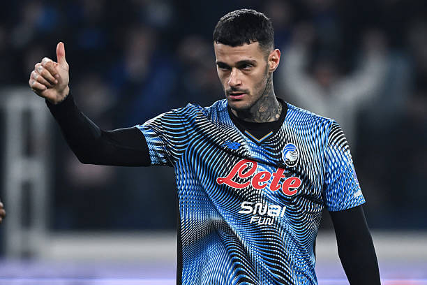 Serie A Roundup, Matchday 15: Gianluca Scamacca celebrates his goal during the Serie A match between Atalanta and Cagliari at Gewiss Stadium on December 13, 2025.