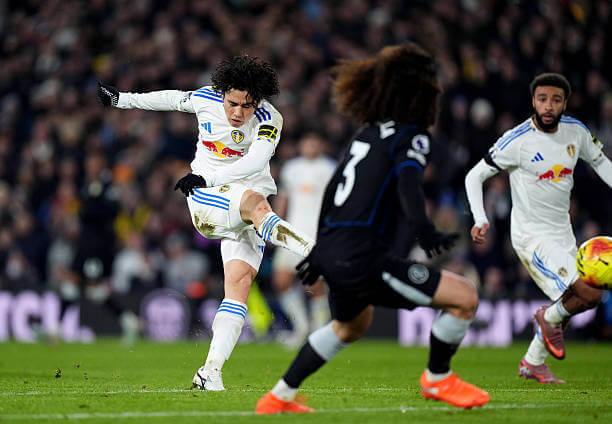 Leeds vs Chelsea Review: Ao Tanaka scores during the Premier League match between Leeds and Chelsea at Elland Road on December 03, 2025.