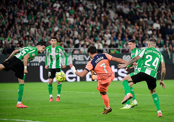 Real Betis vs Barcelona Review: Ferran Torres scores his second goal of the game during the La Liga match between Real Betis and Barcelona at Estadio de La Cartuja on December 6, 2025.