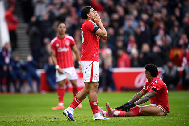 Nottingham Forest vs Manchester City Review: Morgan Gibbs-White reacts after missing a chance during of the Premier League match between Nottingham Forest and Manchester City at the City Ground on December 27, 2025.