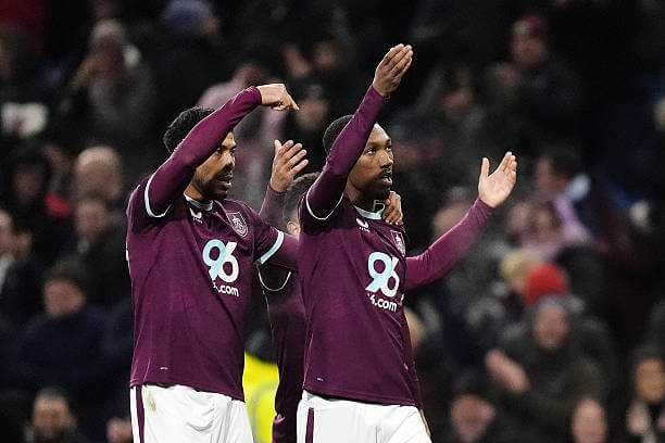 Burnley vs Manchester United Review: Jaidon Anthony celebrates his goal during the Premier League match between Burnley and Manchester United at Turf Moor on January 07, 2026.