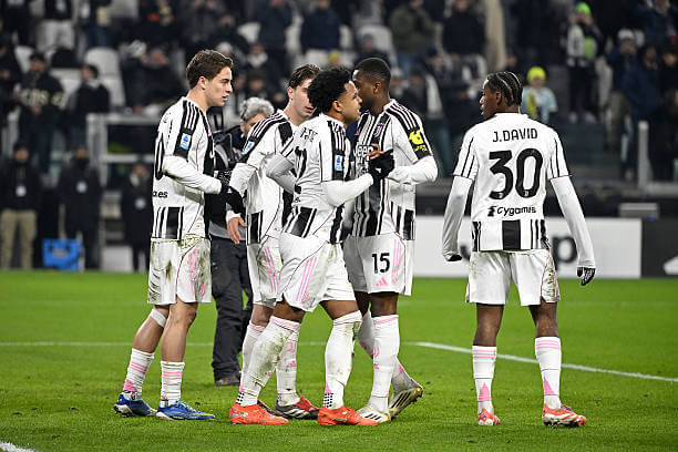 Serie A Roundup, Matchday 20: Juventus players celebrate during the Serie A match between Juventus and Cremonese at the Allianz Stadium on January 12, 2026.