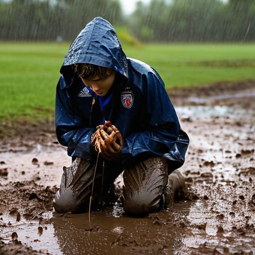 Building Rapport With Teen Athletes in the Rain