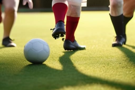 Explaining how walking football works.